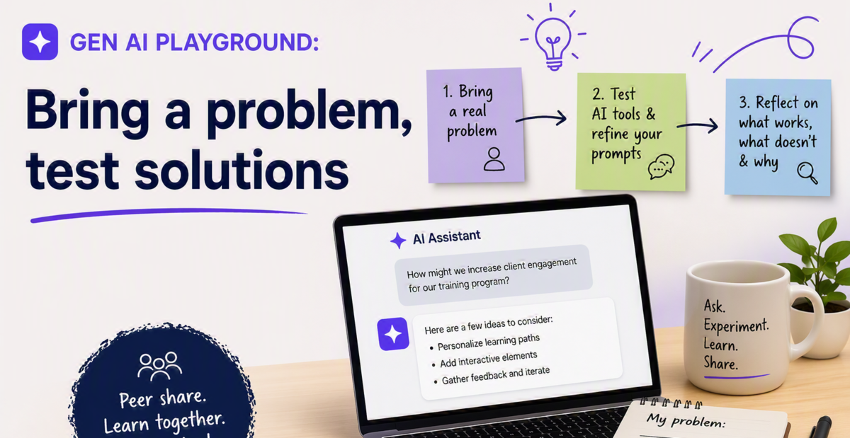 [In-person] Gen AI Playground: Bring a problem, test solutions | The ...