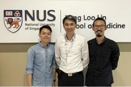 From left to right: Ling-Wei Chen, Yung Seng Lee and Izzuddin Aris.