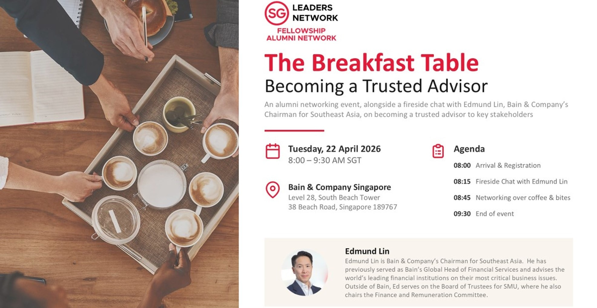 The Breakfast Table: Becoming a Trusted Advisor | Singapore Global Network