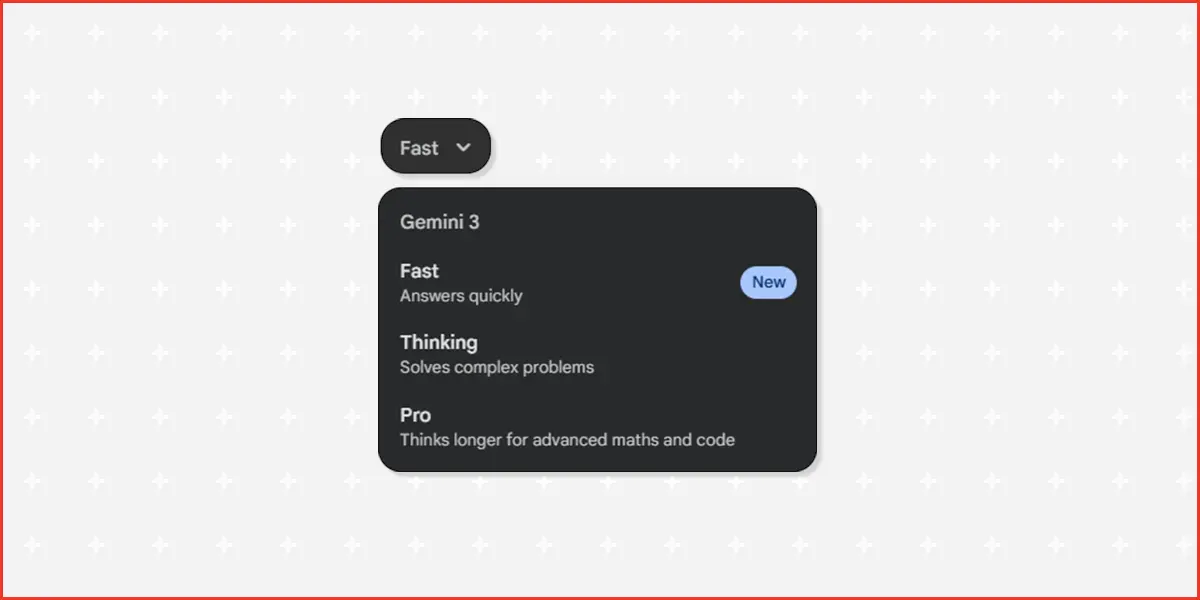 A screenshot of the Gemini Models